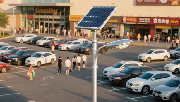 Steel Solar Street Light Pole